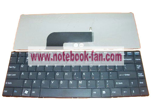 New Sony Vaio VGN-N29VN/B VGN-N31M/W US Keyboard Black - Click Image to Close